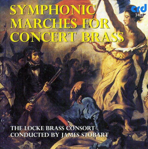 the album cover for James Stobart - Symphonic Marches for Concert Brass