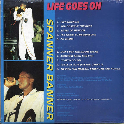 Spanner Banner - Life Goes On (Jamaica press) (orig. press) Vinyl Record
