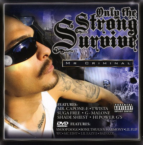 the album cover for Mr Criminal - Only the Strong Survive