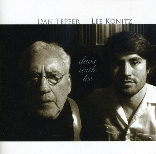 the album cover for Dan Tepfer & Lee Konitz - Duos with Lee