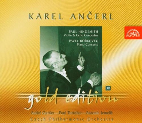 Hindemith / Borkovec / Ancerl / Czech Po - Ancerl Gold Edition 30 - Music CD