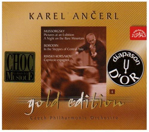 the album cover for Karel Ancerl Czech Po - Gold Edition 4: Pictures at An Exhibition