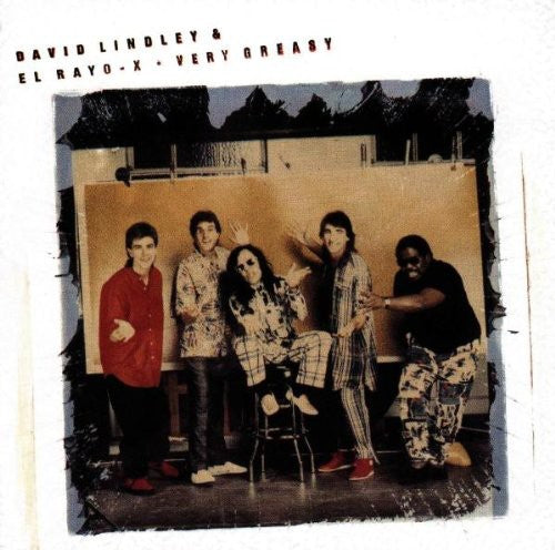 the album cover for David Lindley - Very Greasy