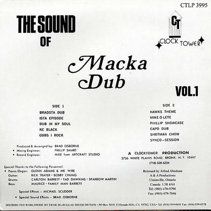 Aston Familyman Barrett, Carlton Barrett, Etc. - Macka Dub Vinyl Record