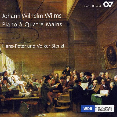 the album cover for Johann Wilhelm Wilms - Piano for Four Hands