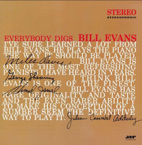 Bill Evans - Everybody Digs Bill Evans Vinyl Record