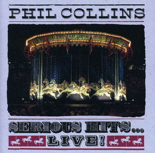 the album cover for Phil Collins - Serious Hits Live