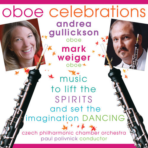 the album cover for Andrea Gullickson - Oboe Celebrations
