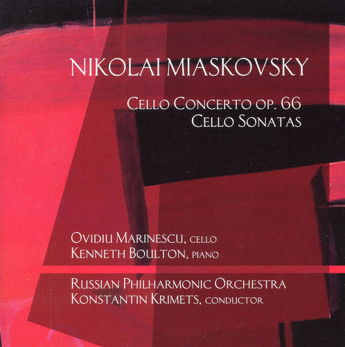 the album cover for Ovidiu Marinescu - Cello Concerto