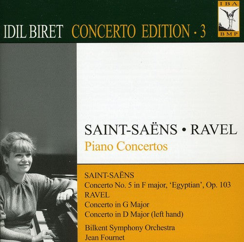 the album cover for Idil Biret - Idil Biret Ravel Edition 3 - Piano Concertos