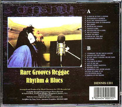 Dennis Brown - Rare Grooves Reggae Rhythm & Blues Parts 1 & 2 (24 tracks) (2xCD) Music CD