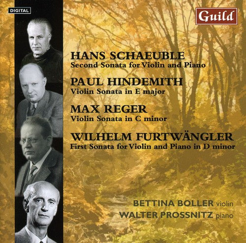 Schaeuble / Hindemith / Reger / Boller - Violin Sonatas - Music CD