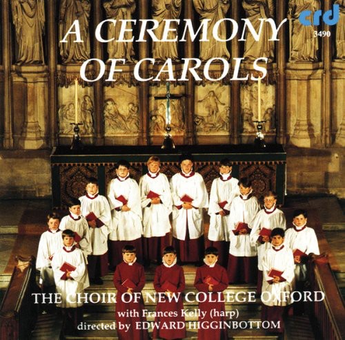 the album cover for Kelly Hrp/Choir Of New Coll - Ceremony of Carols