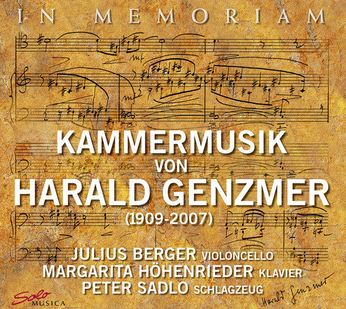 the album cover for Genzmer - In Memoriam