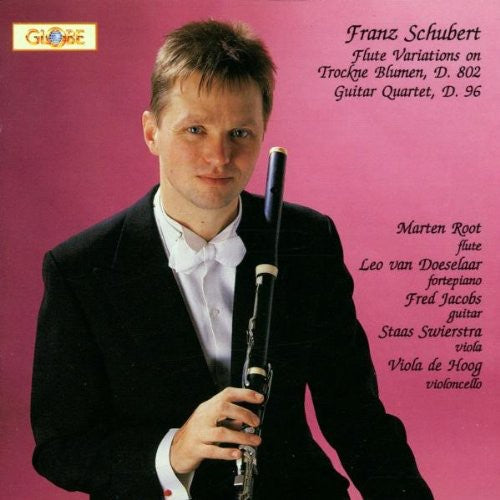 the album cover for F. SCHUBERT - Flute Variation D 802 / Guitar Quintete D 96