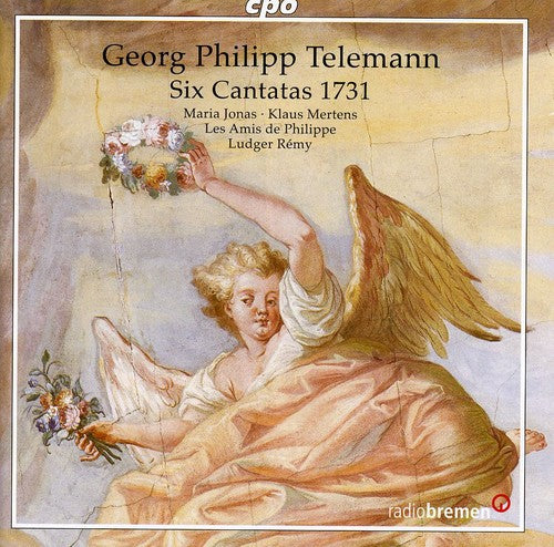 the album cover for Les Amis de Philippe - Six Cantatas 1731