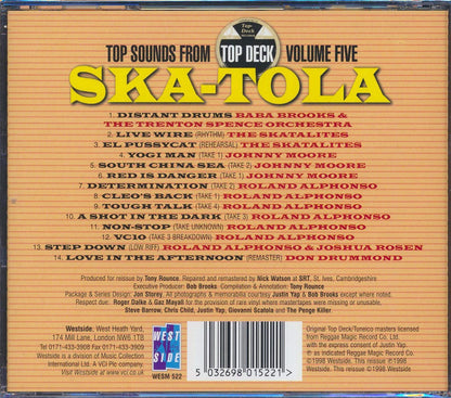 The Skatalites - Ska-Tola: Top Sounds From Top Deck #5 Music CD