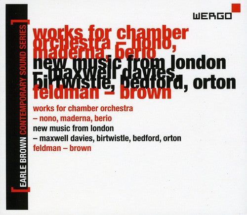 Earle Brown Contemporary Sound Series 2 / Various - Earle Brown Contemporary Sound Series 2 / Various - Music CD