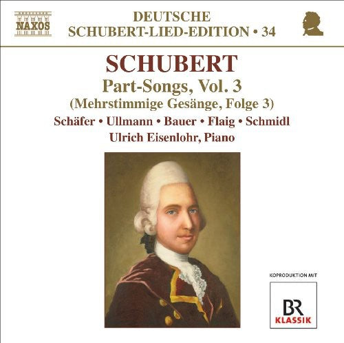 the album cover for Markus Schafer - Lieder - Edition 34: Part Songs 3
