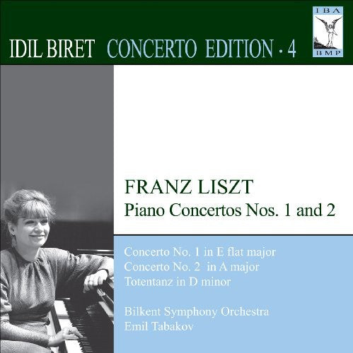 the album cover for Idil Biret - Idil Biret Concerto Editions 4 Piano Ctos 1 & 2