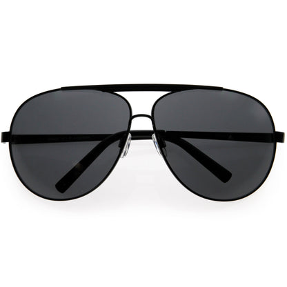 Extra Large Metal Oversize Frame Aviator Sunglasses 1580 70mm
