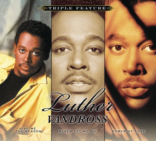 the album cover for Luther Vandross - Triple Feature