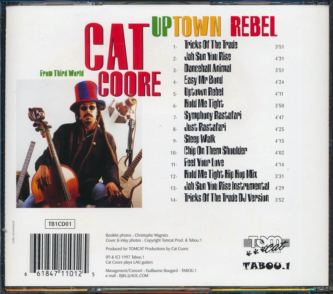 Cat Coore - Uptown Rebel Music CD