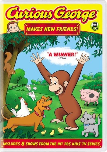 Curious George - Makes New Friends - DVD