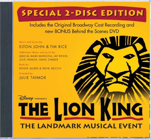 Lion King on Broadway (Original Broadway Cast) Music CD