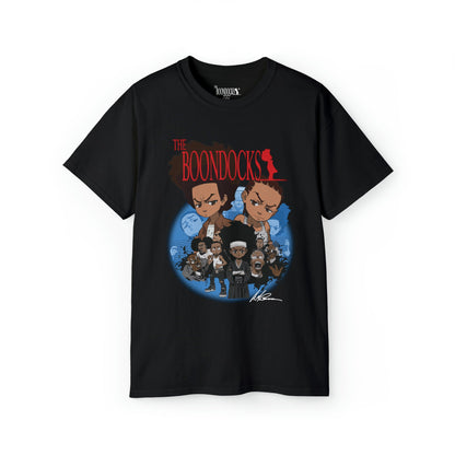 The Boondocks - Movie Poster Black Eco Mens T Shirt