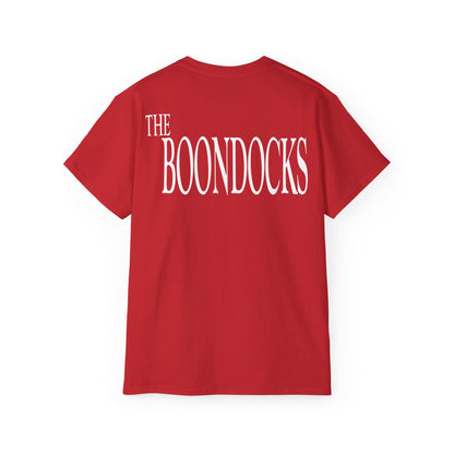The Boondocks - Huey Packing Heat Black And White Eco Mens T Shirt