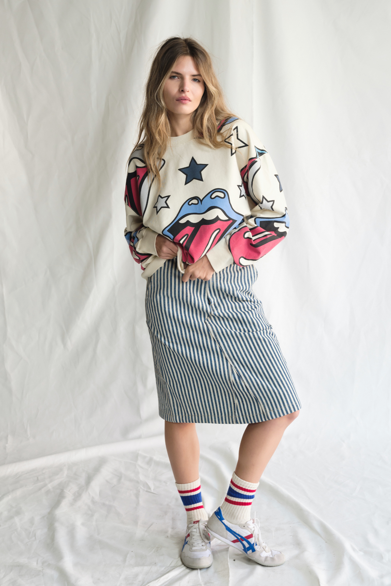 The Rolling Stones Loud Mouth Crewneck Sweatshirt