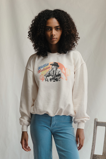 Willie Nelson Bloody Mary Morning Womens Sweatshirt