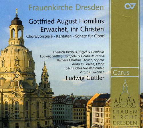 the album cover for Gottfried August Homilius - Choralvorspiele 1