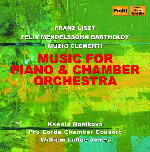 the album cover for L. Auerbach - Music for Piano & Chamber Orchestra