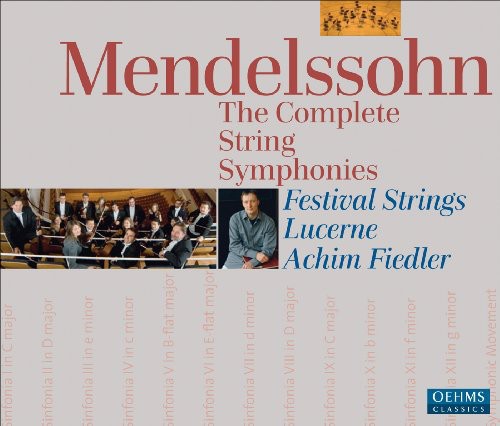 the album cover for F.B. Mendelssohn - Complete String Symphonies