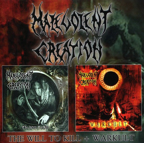 the album cover for Malevolent Creation - Warkult/The Will To Kill [Import]