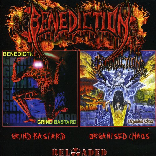 the album cover for Benediction - Grind Bastard & Organized.. Re [Import]