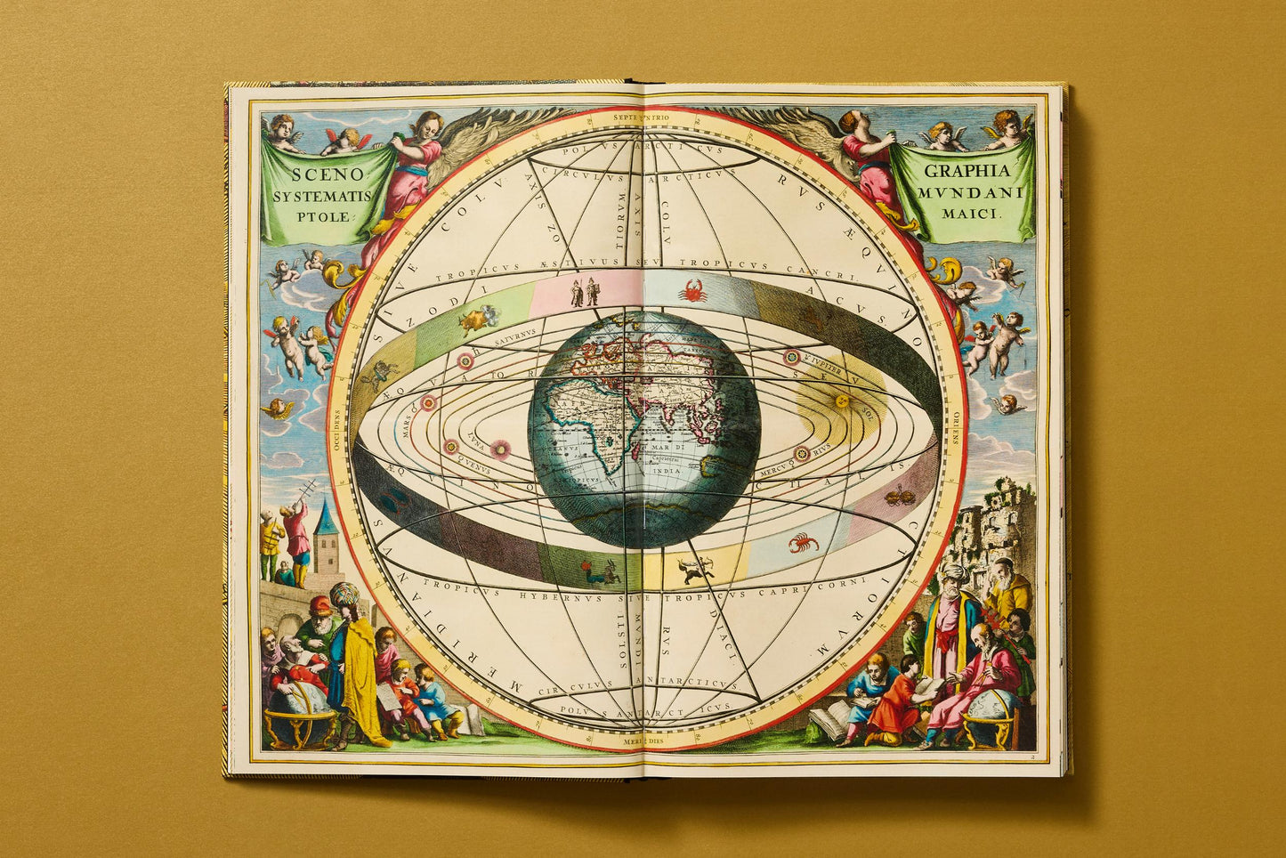 Cellarius Atlas (German, French, English) Book
