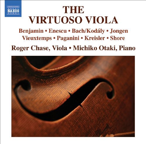 the album cover for Roger Chase - Virtuoso Viola