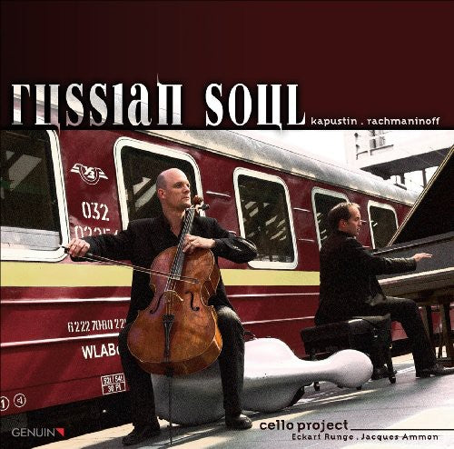 the album cover for Eckart Runge - Russian Soul: Cello Project