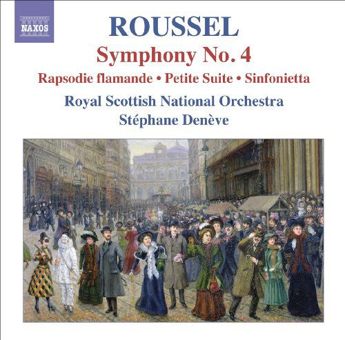 the album cover for Stephane Deneve - Orchestral Works 4 - Symphony No 4