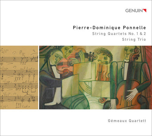 Gemeaux Quartet / Ponnelle - String Quartets Nos 1 & 2 / String Trio - Music CD