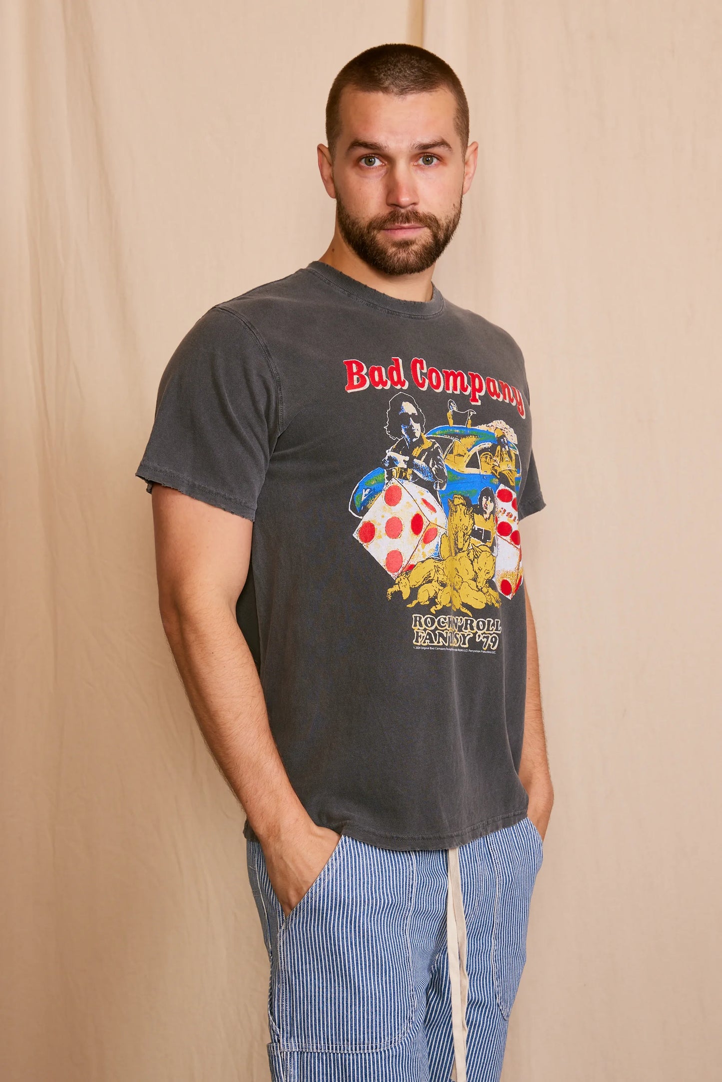 Bad Company 'Rock N' Roll Fantasy '79' Men's Tee Shirt