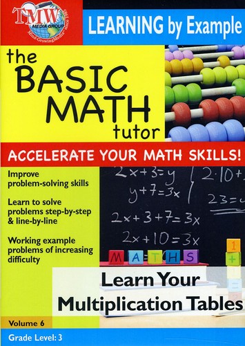 Basic Math Tutor Learn Your Multiplication Tables - Basic Math Tutor Learn Your Multiplication Tables - DVD
