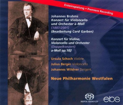 the album cover for Brahms / Schoch / Berger / Wildner - Concertos