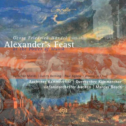 the album cover for Marcus Bosch - Alexander's Feast or the Power of Musik