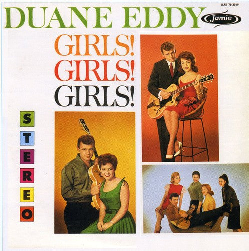 the album cover for Duane Eddy - Girls, Girls, Girls