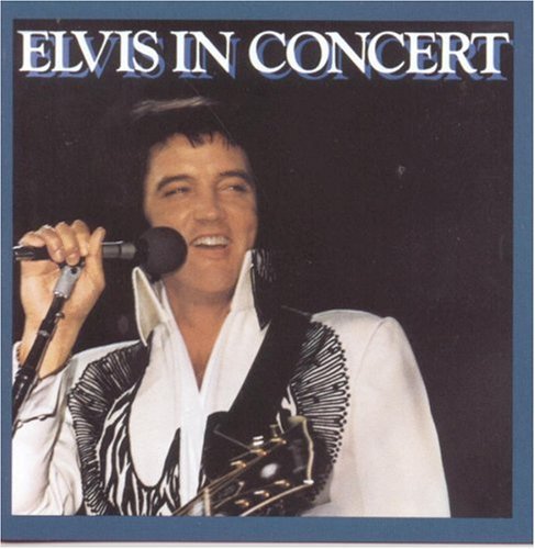the album cover for Elvis Presley - In Concert