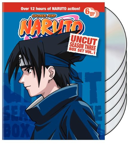Naruto Uncut Season 3 V.1 Box Set - Naruto Uncut Season 3 V.1 Box Set - DVD